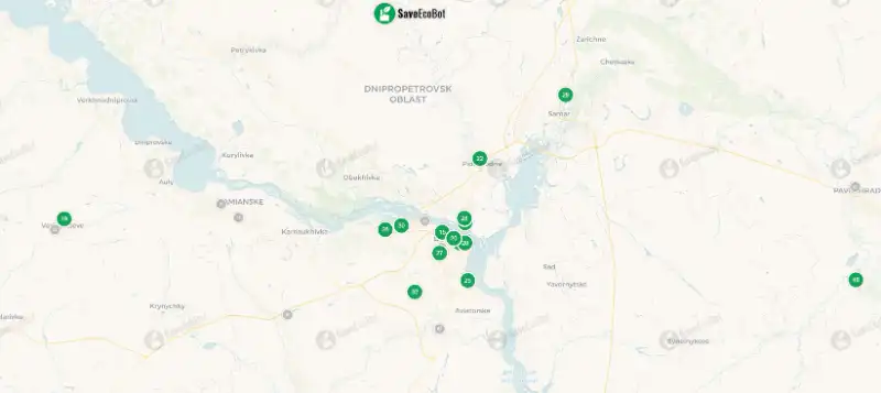 Якість повітря в Дніпрі та області залишається безпечною