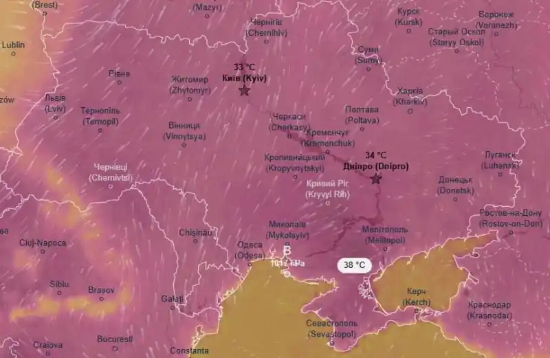 Спекотне літо стартує: на Дніпропетровщині прогнозують грози, а потім до +38°C Спекотне літо стартує: на Дніпропетровщині прогнозують грози, а потім до +38°C